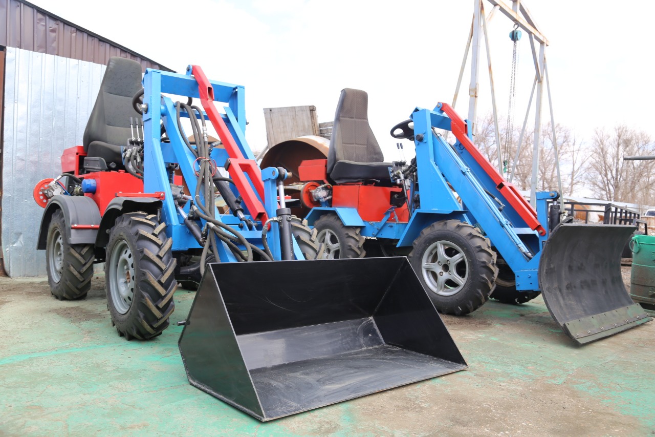 Aýylda shaǵyn traktorlar shyǵarylady