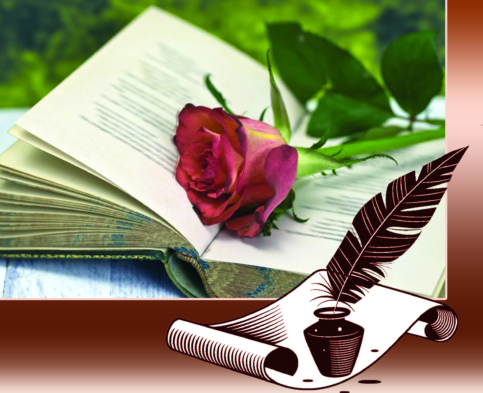 Qalam ushyndaǵy gúl