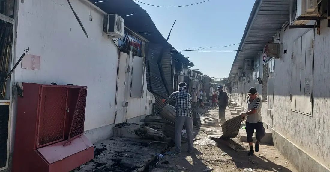 Myńnan astam saýda núktesi órtten japa shekti