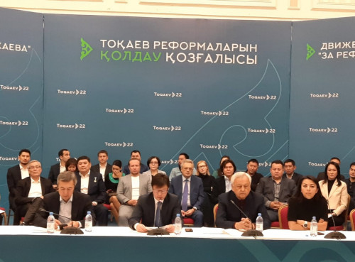 Toqaevty qoldaıtyn jalpyrespýblıkalyq qoǵamdyq qozǵalys quryldy
