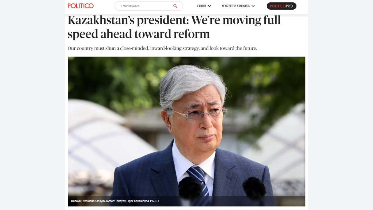 Qasym-Jomart Toqaev: Biz reformalar jolynda nyq qadammen alǵa basyp kelemiz