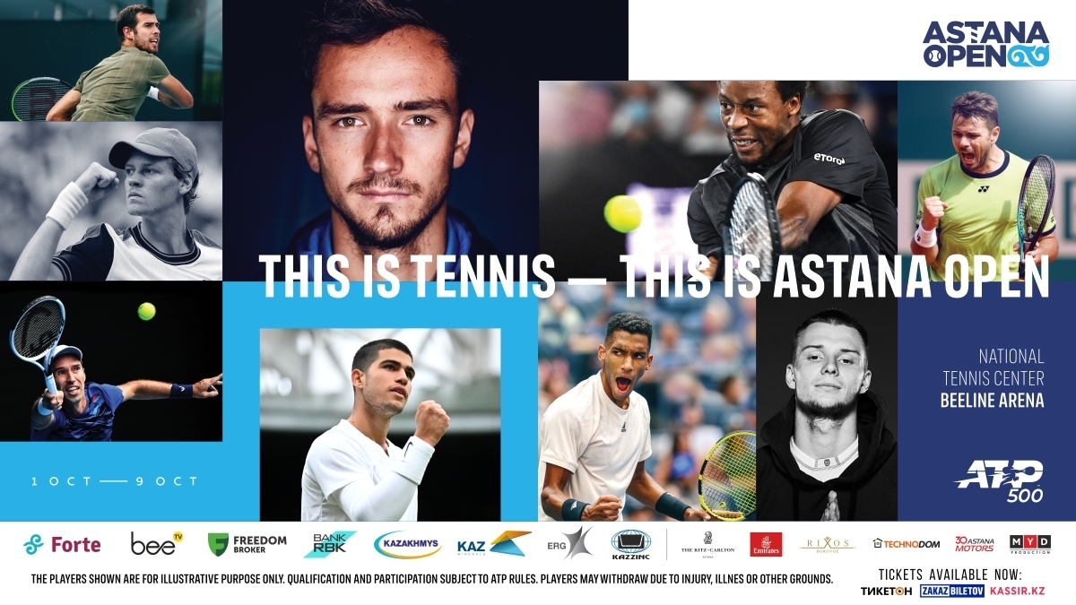 Astana Open ATP 500: Bul qaı týrnır?