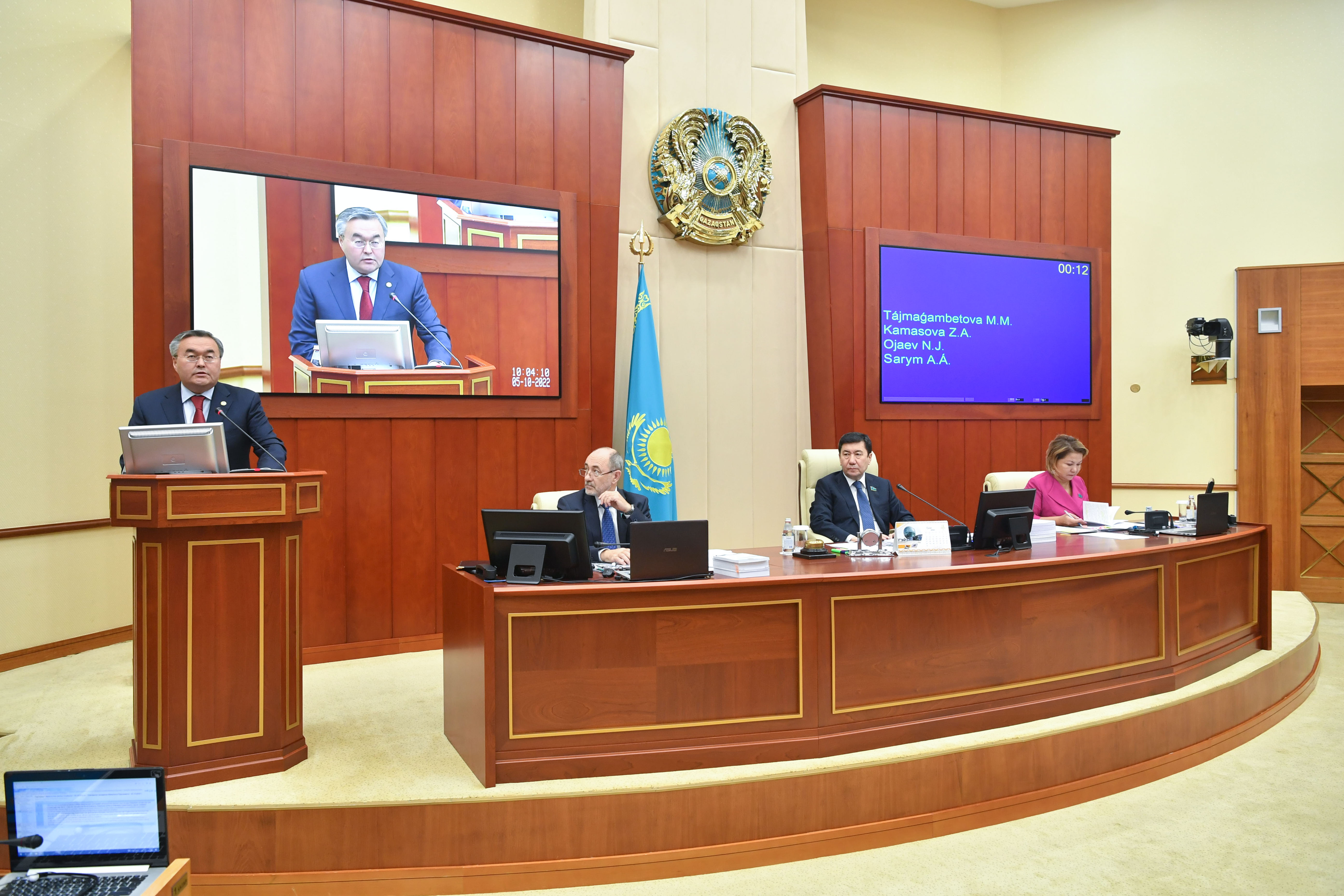 Kaspıı teńizine qatysty qujat ratıfıkasııalandy