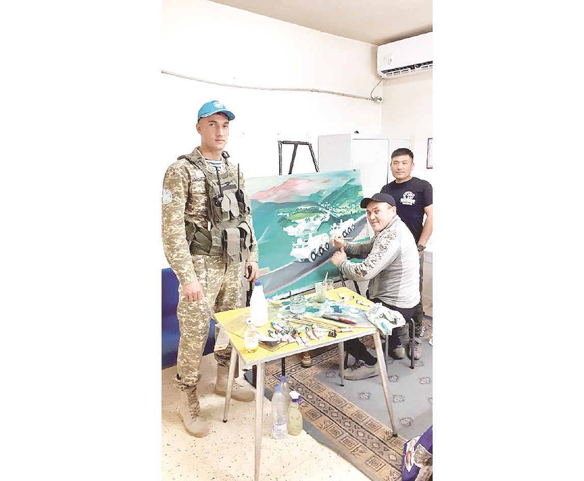 Sýreti Úndistanda saqtalǵan qazaq sarbazy