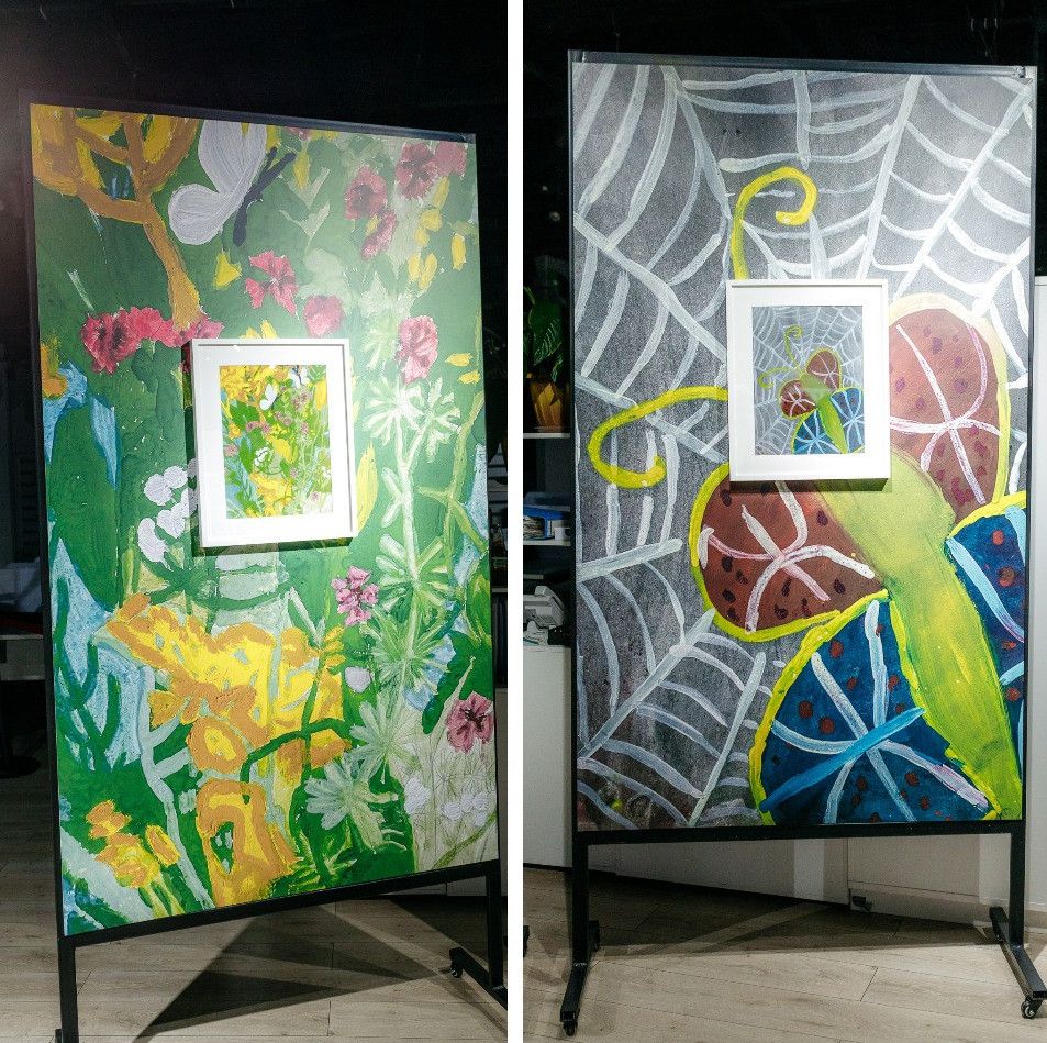 Almatyda erekshe sýretshilerdiń «Kóbelekter áńgimesi» atty kórmesi ótti