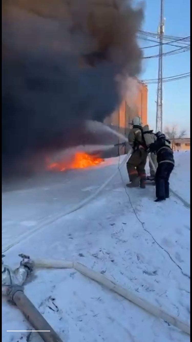 Aqtóbe oblysynda elektr stansııasy órtendi