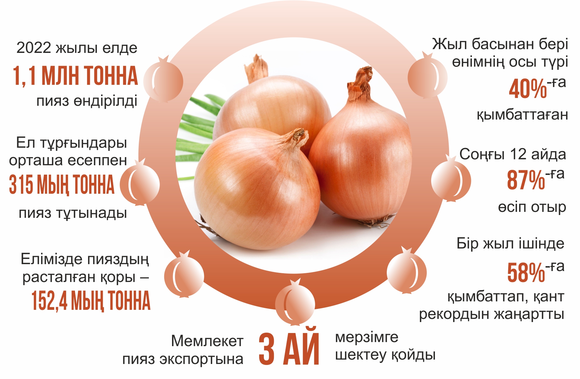 Pııaz baǵasy nege sharyqtady?