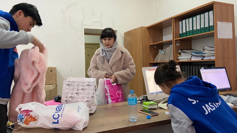 Tilektes jurttyń járdemi