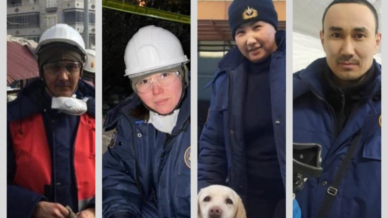 Túrkııada izdeý-qutqarý jumystaryna qatysqan qazaqstandyq dárigerler