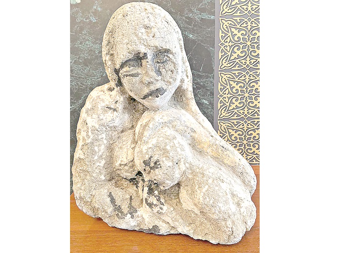 Qumtekeıden tabylǵan  «Ana men bala»