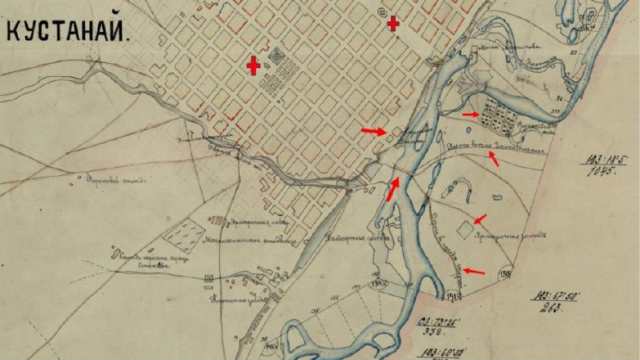 Qostanaıdyń tarıhı topografııalyq kartasy tabyldy