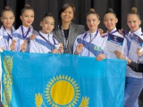 Qazaqstan gımnasshylary «Afrodıta Kýbogynda» alty medal ıelendi