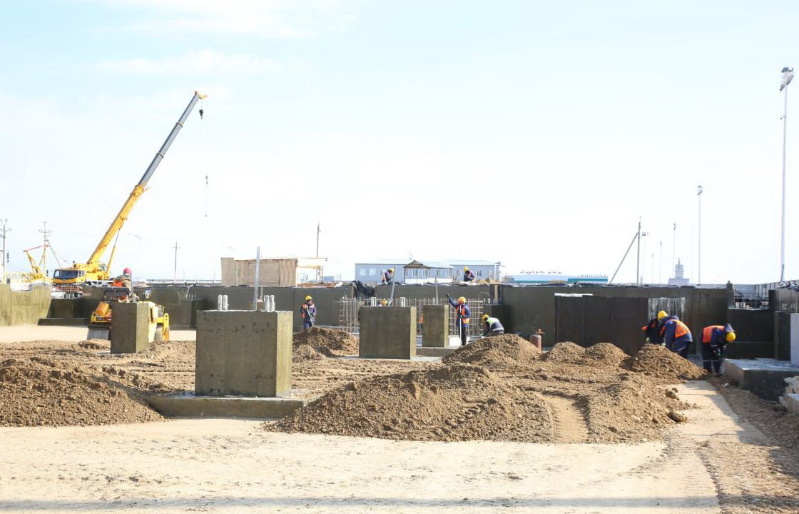 Jańa áýejaı irgetasy qalandy