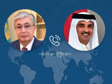 Prezıdent Qatar Ámirimen telefon arqyly sóılesti