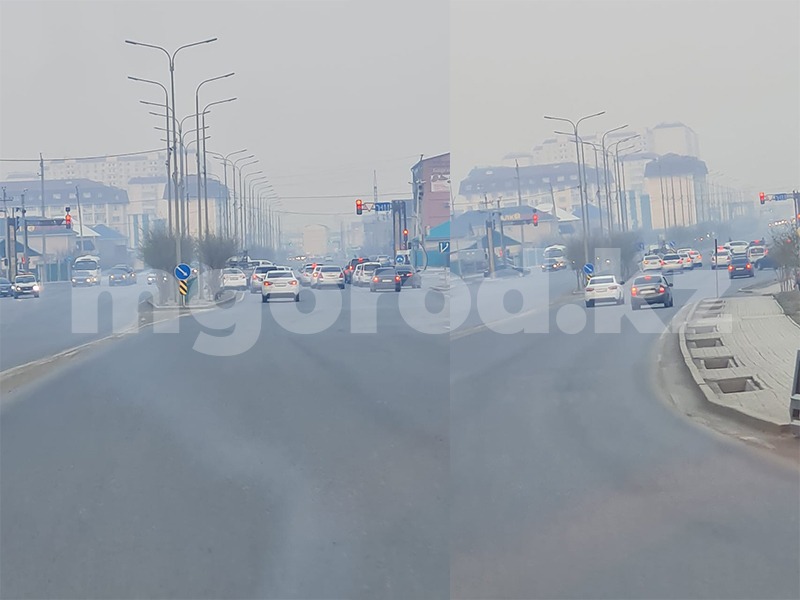 Atyraý aspanyn qara tútin basty