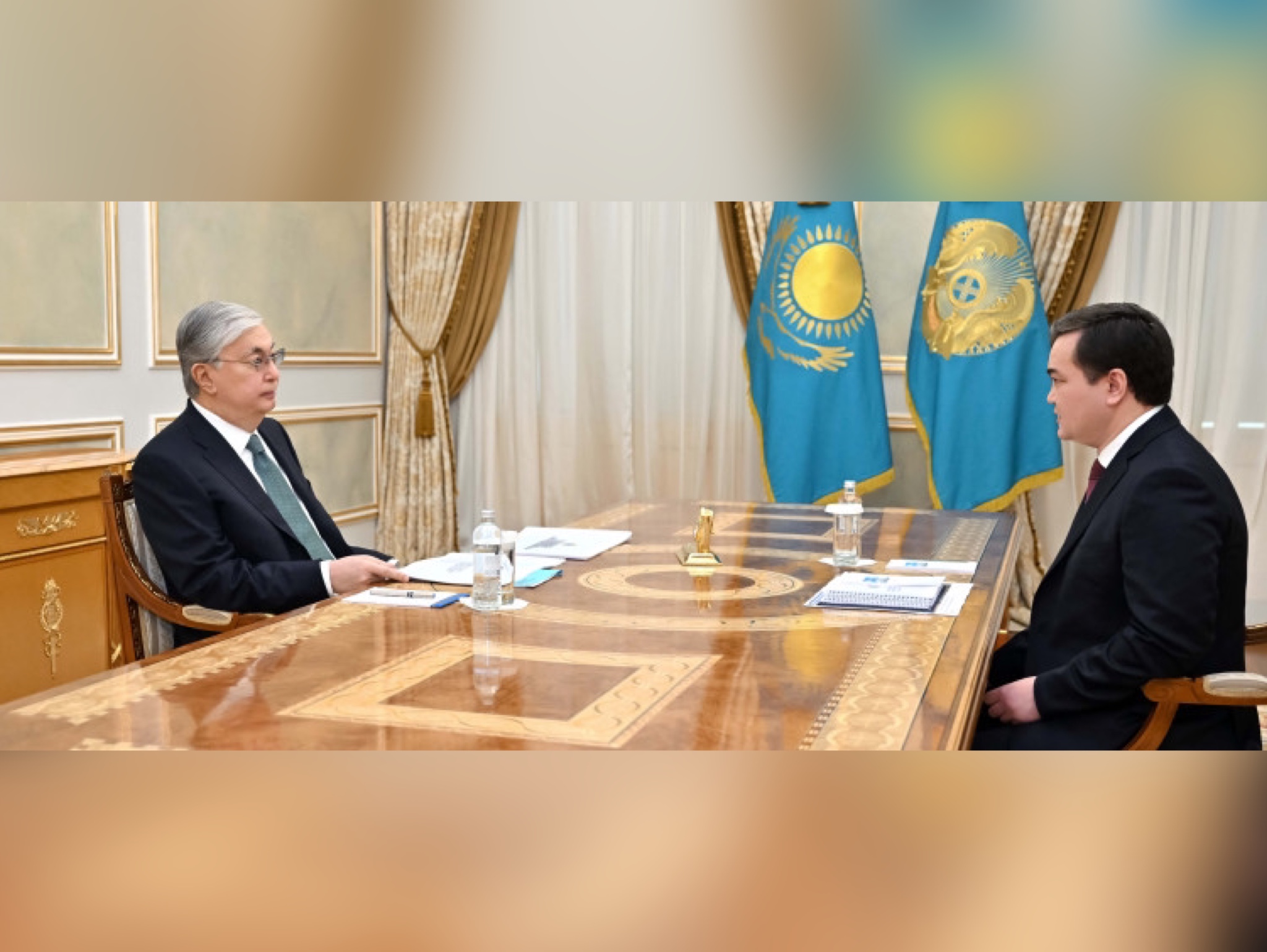 Memleket basshysy Jeńis Qasymbekti qabyldady