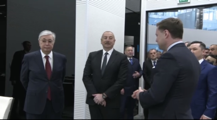 Qazaqstan men Ázerbaıjan prezıdentteri AHQO-ǵa bardy