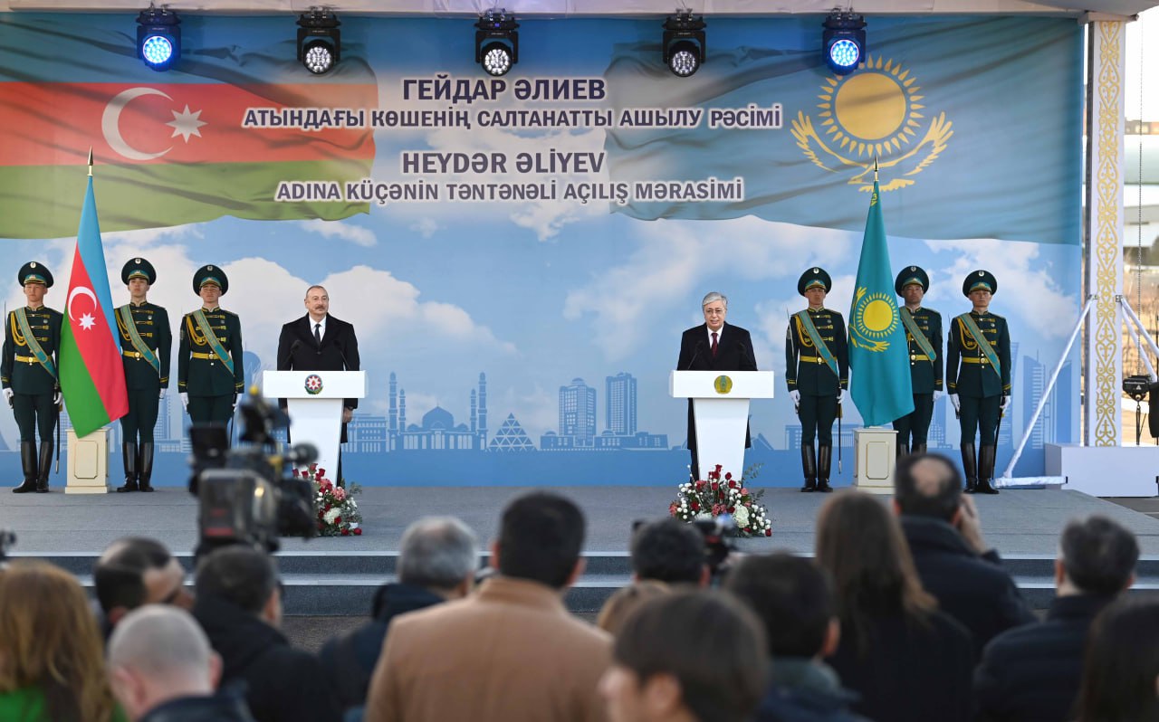 Astanada Geıdar Álıev atyndaǵy kóshe saltanatty túrde ashyldy