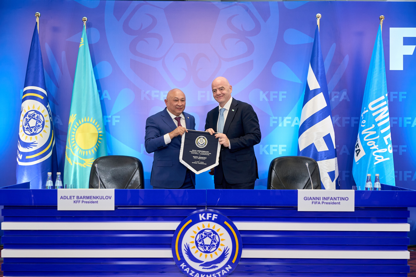 Djannı INFANTINO: FIFA Qazaqstanǵa ınvestısııa salady