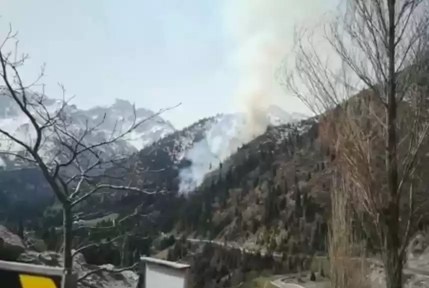 Medeýdegi órt sóndirildi