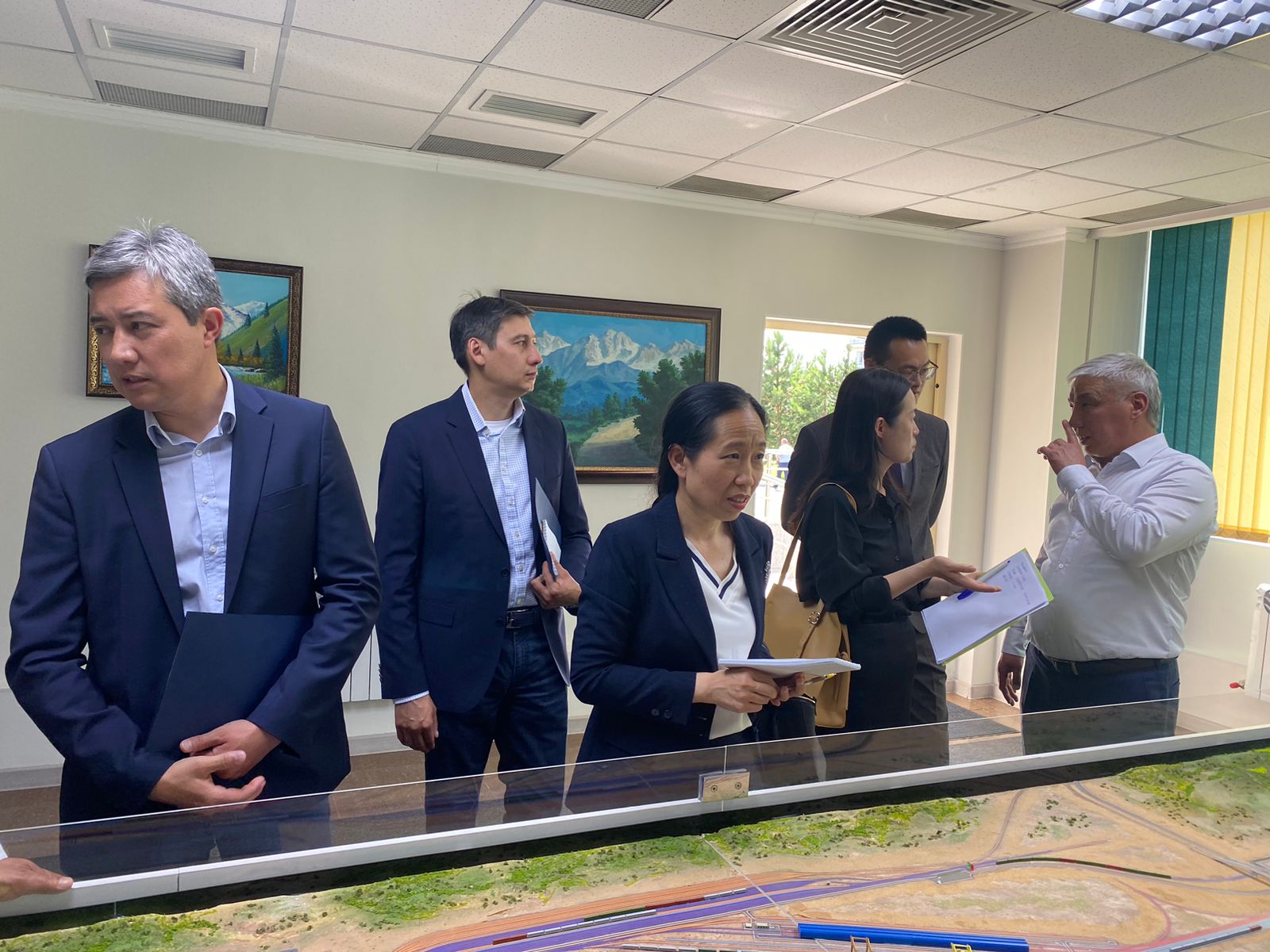 Qytaı delegasııasy Jarkent jerinde