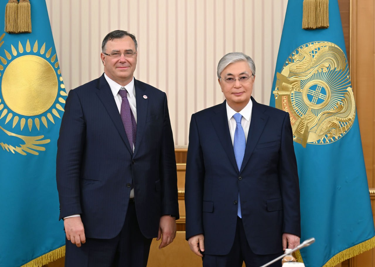 Memleket basshysy Total Energies kompanııasynyń prezıdentin qabyldady