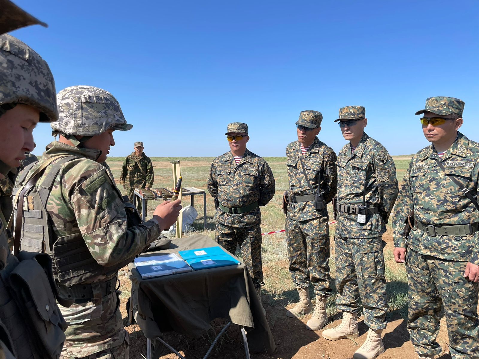 Komandırlerdiń tájirıbe alańy