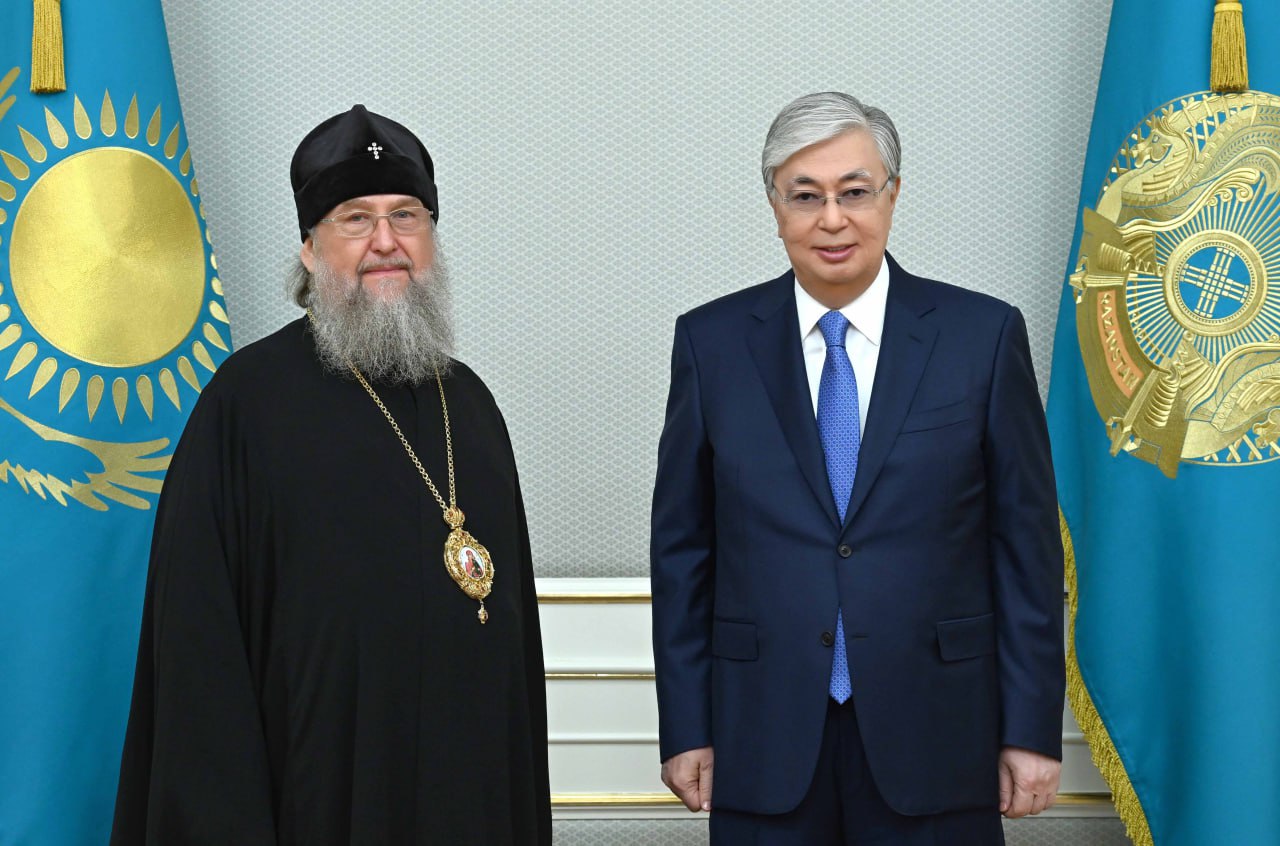 Prezıdent Astana jáne Qazaqstan mıtropolıti Aleksandrdy qabyldady