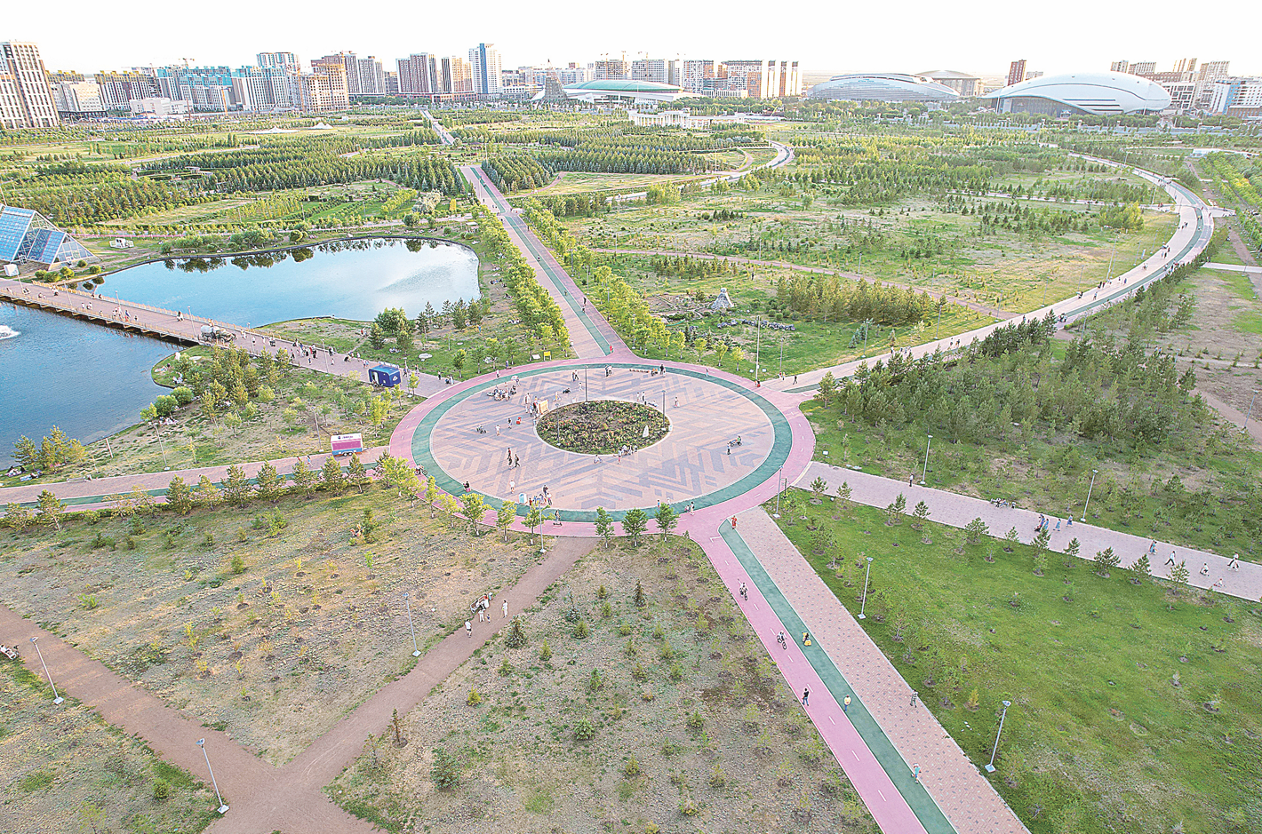 Janǵa jaıly jasyl beldeý