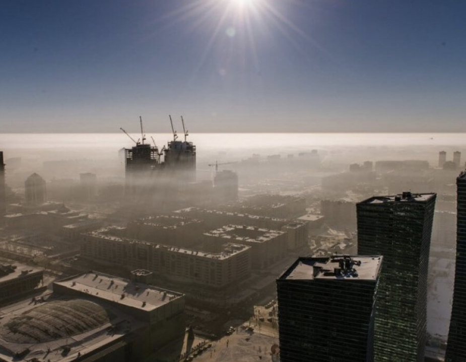 Búgin elimizdiń úsh qalasynda aýa lastanady