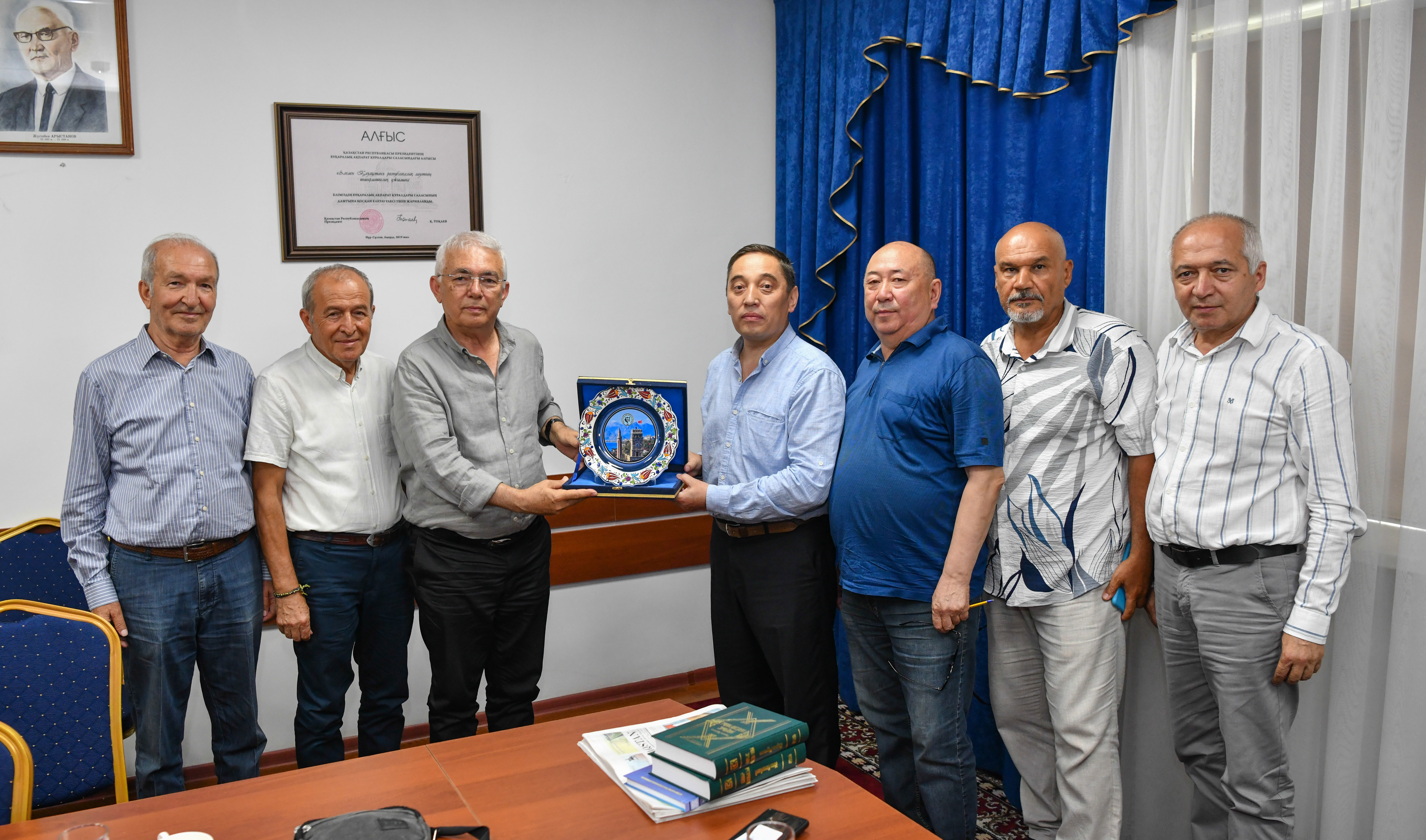 Bas basylymda qonaqta boldy