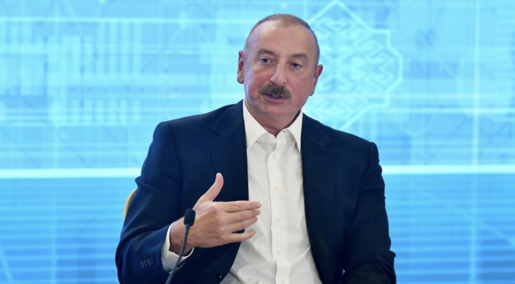 Ilham Álıev Qazaqstanǵa alǵysyn bildirdi