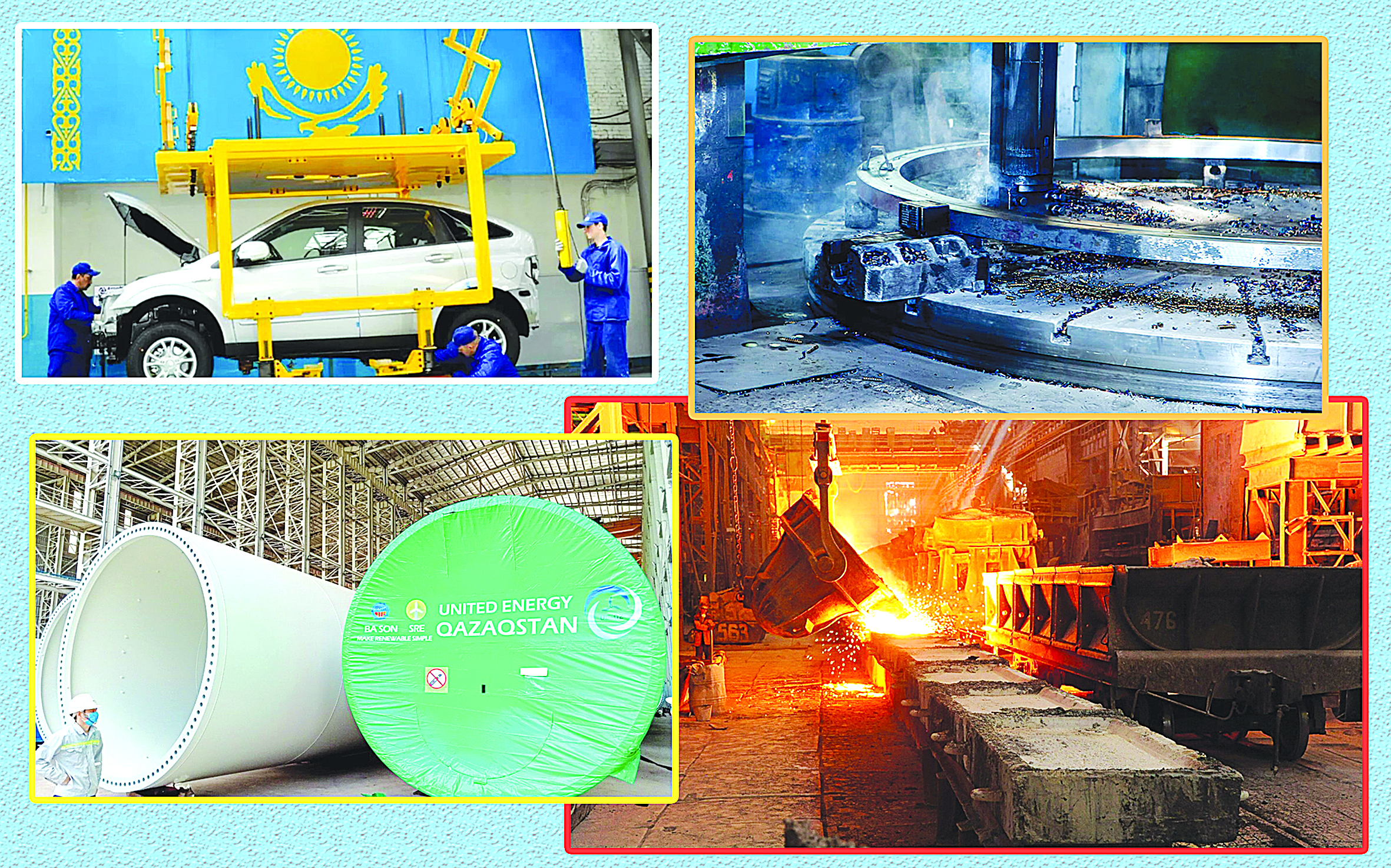 Elimizde ashylatyn jańa  óndiris oryndary