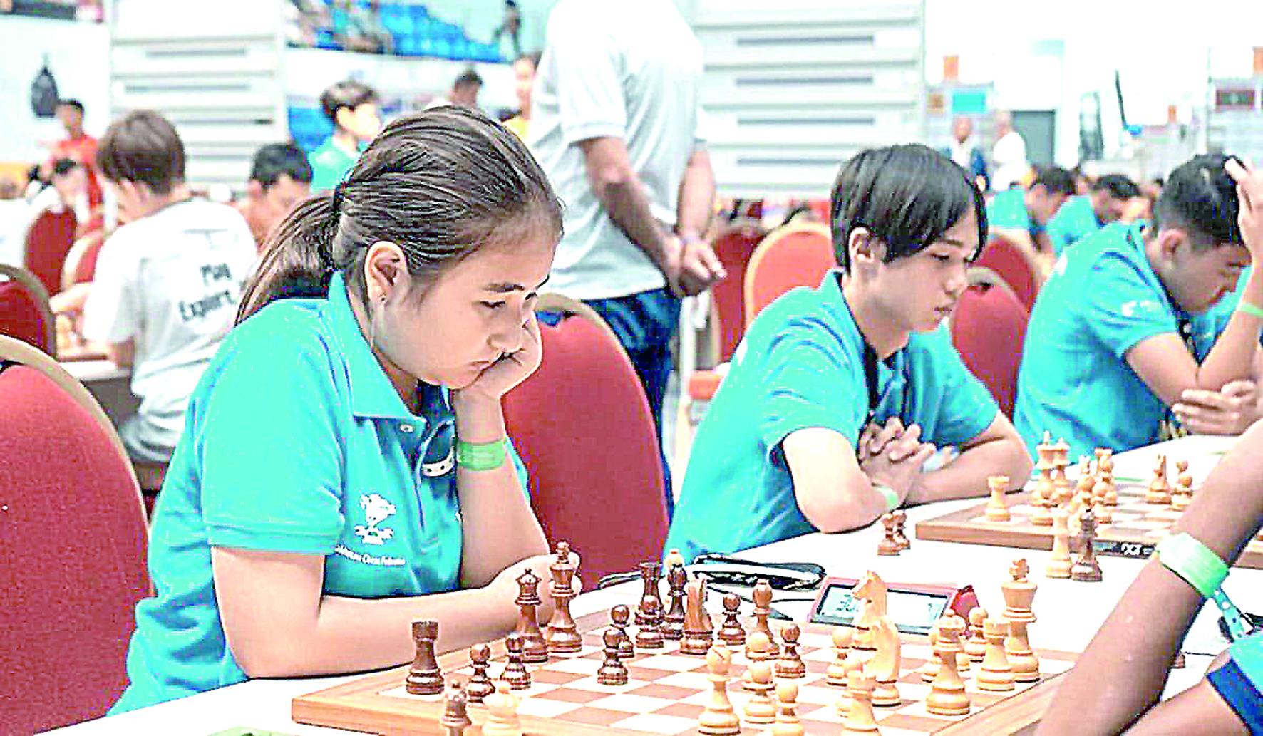 Sharshy taqtadaǵy oqýshylar saıysy