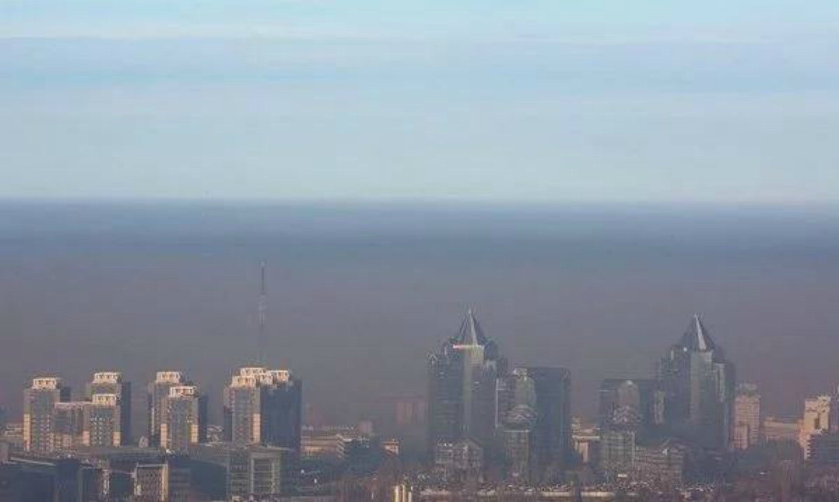 Úsh qalada aýanyń lastaný deńgeıi joǵary