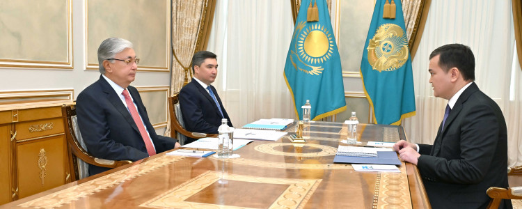 Memleket basshysy Astana qalasynyń ákimin qabyldady