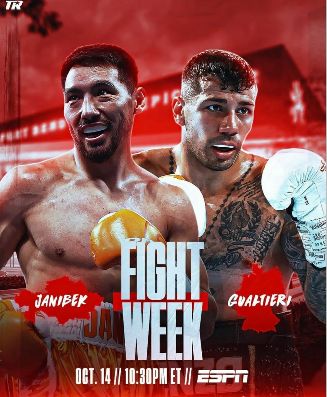 Jánibek Álimhanuly – Vınchenso Gýalterı jekpe-jeginiń tikeleı  kórsetilimi