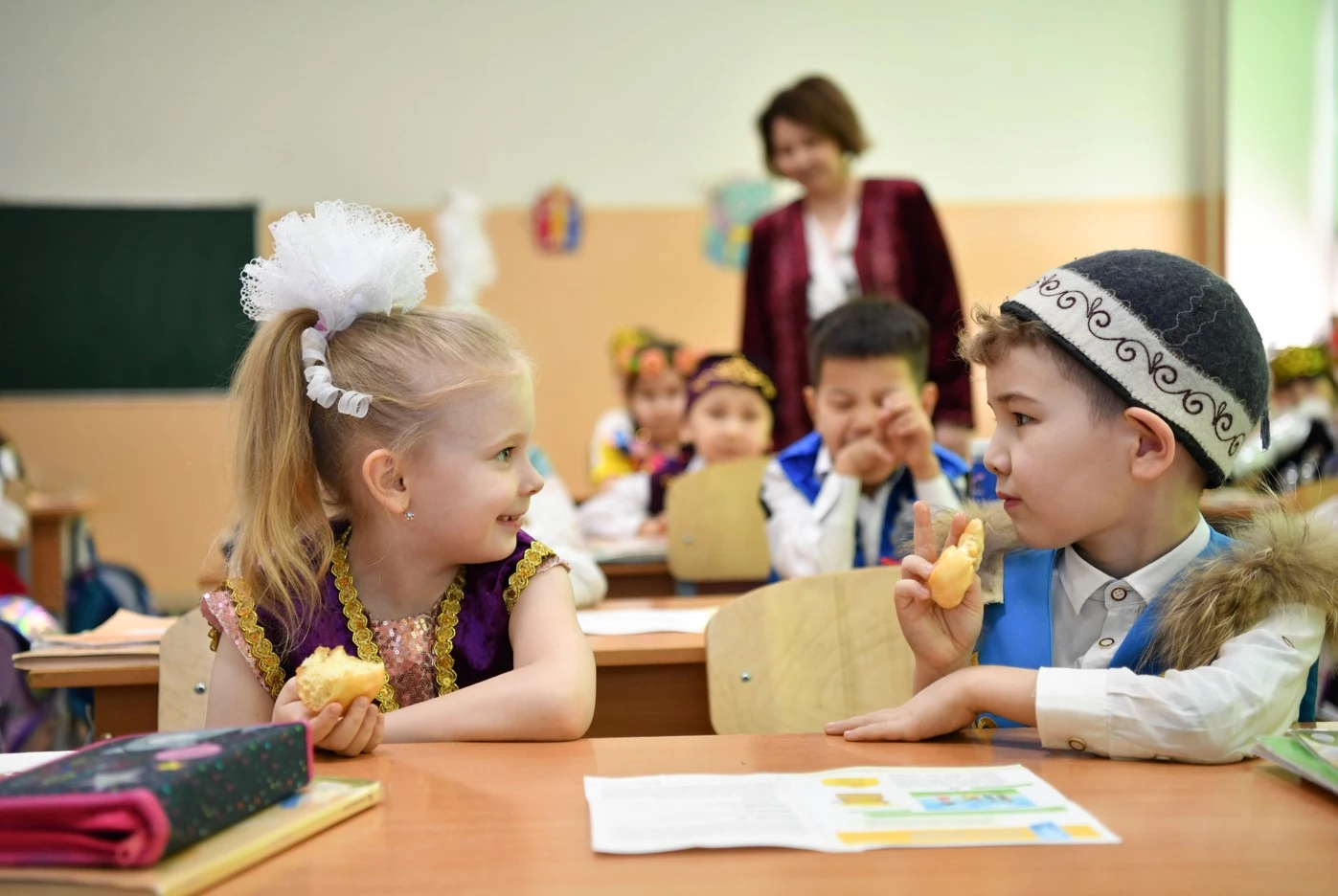 Balamdy qazaqshaǵa bil dep berdim