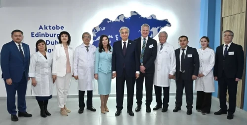 Prezıdent Heriot-Watt ýnıversıtetiniń Aqtóbe qalasyndaǵy fılıalyna bardy