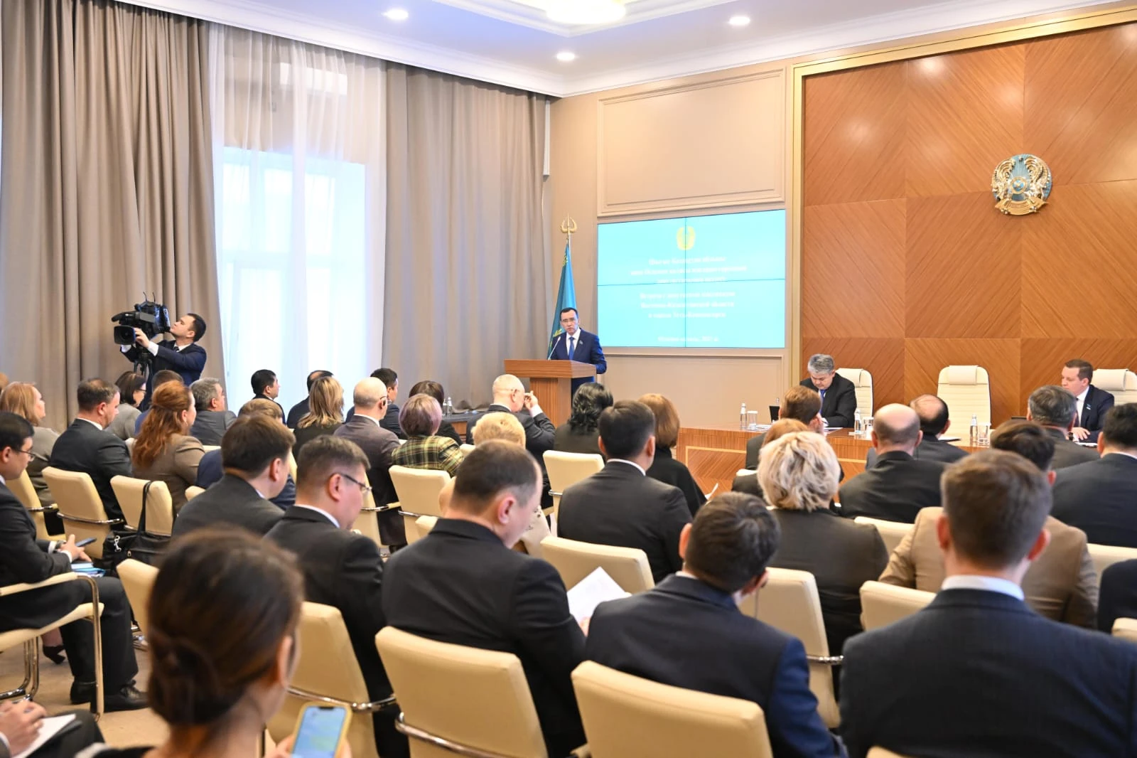 О́skemende senatorlar ekologııa máselesin talqylady