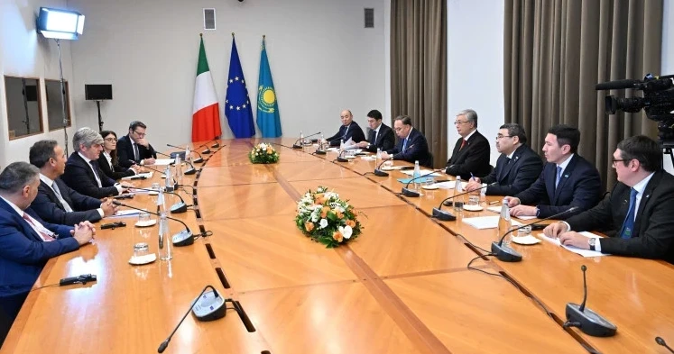 Prezıdent birqatar ıtalııalyq kásipkerlerdi qabyldady