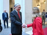 Qazaqstan Prezıdenti men Italııa Mınıstrler Keńesiniń Tóraǵasy birlesken málimdeme jasady