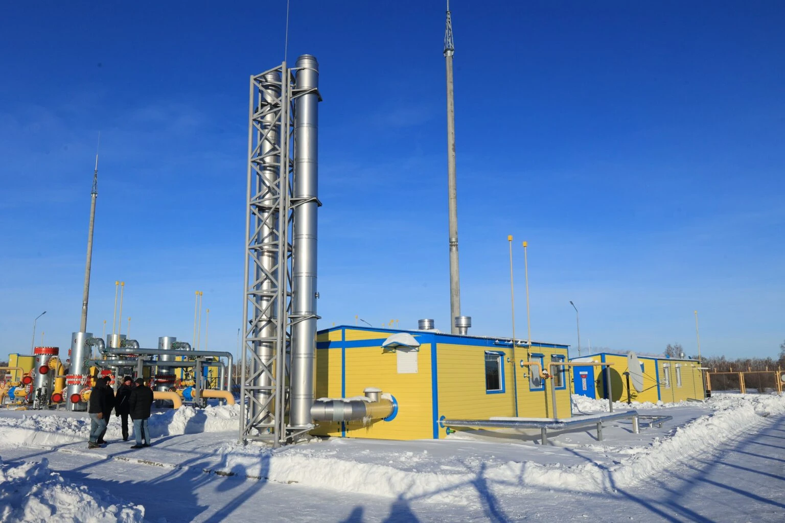 Gaz taratý stansasy iske qosyldy