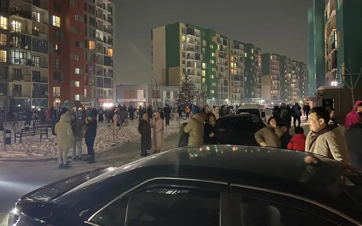 Almatyda 5 baldyq jer silkinisi tirkeldi