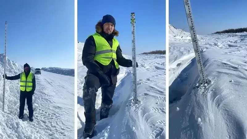 Bıyl jaýǵan qar mólsheri normadan eki ese kóp – Qazgıdromet