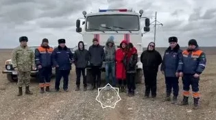 Sharyn ózeninde 7 adam qutqaryldy