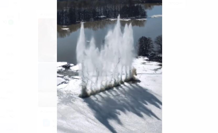 Ulttyq ulan jaýyngerleri muz jarý jumystaryna qatysty