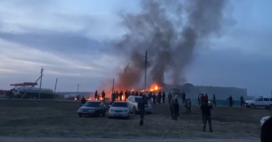 Aqtóbe oblysynda gaz quıý beketinde jarylys boldy