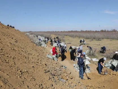 Atyraýda salynǵan bógetter 100 shaqyrymnan asty