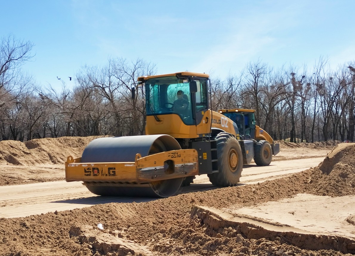 Jol qurylysy jandana tústi